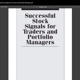 Download Tom K. Lloyd - Successful Stock Signals for Traders and Portfolio Managers
