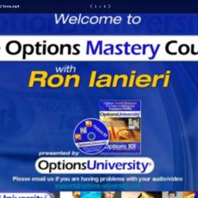 Download Options University - The Options Mastery