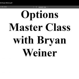 Download Bryan Wiener - Sang Lucci - Options Masters Class
