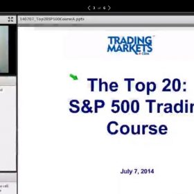 Download Larry Connors - Top 20 S&P 500 Trading Strategies Course
