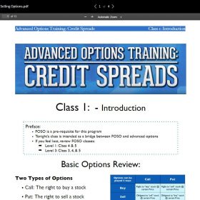 Download TradeSmart University - Advanced Trading Strategies- Credit Spreads