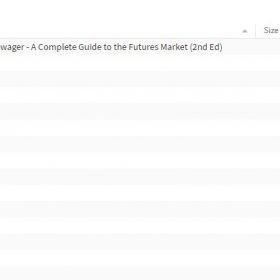 Download Jack D. Schwager - A Complete Guide to the Futures Market (2nd Ed)