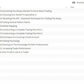 Download Trader Dante - Core Concepts Advanced Techniques Building Your Business and Increasing Performance
