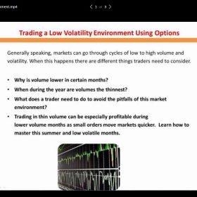Download AlphaShark - Trading a Low Volatility Environment Using Options