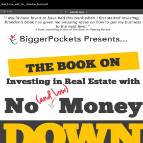 Download The Book on Investing in Real Estate with No Money Down – Brandon Turner